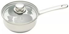 Image of KitchenCraft Stainless Steel 16cm Two Hole Egg Poacher