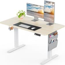 Image of ErGear Standing Desk 120x60cm Supports 80KG Height Adjustable Electric White