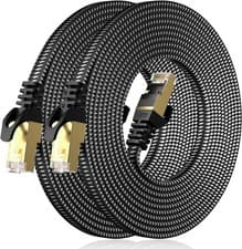Image of 30M Cat 8 Ethernet Cable Nylon Braided High Speed Heavy Duty Network LAN Patch