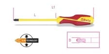 Image of Beta Tools 1279MQ/F VDE 1000V Insulated Screwdriver for Combined PZ1 Slim