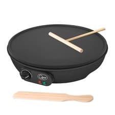 Image of Quest Electric Pancake Maker & Crepe | Extra 12" Maker, Black