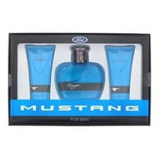 Image of Ford Mustang Blue EDT 100ml, After Shave Balm 100ml, Hair & Body Wash 100ml Set