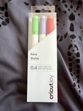 Image of Cricut 0.4mm pens Green, violet & red Brand new