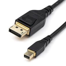Image of StarTech.com 6ft 2m VESA Certified Mini DisplayPort to DisplayPort 1.4 Cable - 8
