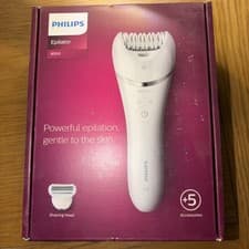 Image of Philips Series 8000 Epilator, Wet and Dry Cordless Hair Removal for Legs & Body