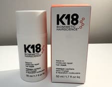 Image of K18 Biomimetic Hairscience Leave-in Molecular Repair Hair Mask 50ml RRP £70