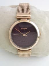 Image of HUGO BOSS WATCH WOMENS HU.466.3.34.3770 STAINLESS STEEL MILANESE STRAP GENUINE