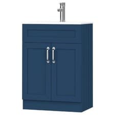 Image of Belofay Floor Standing Vanity Unit with basin | Bathroom Vanity Unit with basin