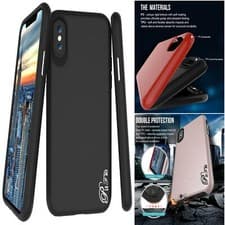 Image of For Apple iPhone 7 8 Plus X New Genuine Shock Proof Dual Layer Phone Case Cover