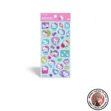 Image of Sun-Star Stationery Hello Kitty Sanrio Characters Goods Stickers Glitter Crystal