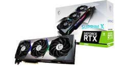 Image of MSI GeForce RTX 3080 SUPRIM X 10G LHR Graphics Card 3x PCI Express Gen 4