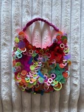 Image of ACCESSORIZE stunning day/occasion/evening bag multicoloured new without tags