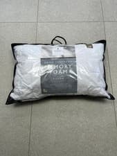 Image of Dorma Duck Down Surround Memory Foam Back Sleeper Pillow - RRP £48