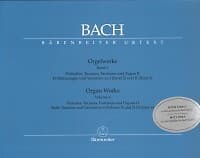 Image of BACH ORGAN WORKS Book 6 Preludes Toccatas Fantasie