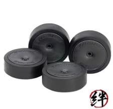 Image of Tamiya No.544 Friction Large Diameter Low Height Tire 31mm amp Carbon Reinforced