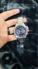 Image of Hugo Boss Men's Silver Stainless Steel Wristwatch 50mm