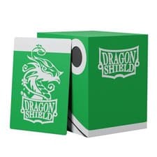 Image of Dragon Shield Double Shell - Green/Black - Brand New & Sealed