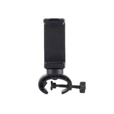 Image of Quick and Convenient Phone Holder Bracket for Smart Phones on Microphone Stand
