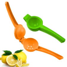 Image of Heavy-Duty Metal Lemon & Lime Juicer Manual Citrus Press Fruit Extractor Kitchen