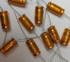 Image of 2 x Bipolar Electrolytic Capacitors for Audio - UK STOCK