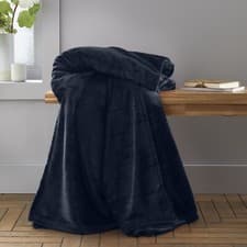 Image of Catherine Lansfield Throw Soft Raschel Velvet Touch 200x240cm Blanket