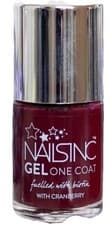 Image of NAILS INC GEL ONE COAT NAIL POLISH. FULL SIZE 10ml. SHADE PICCADILLY COURT….