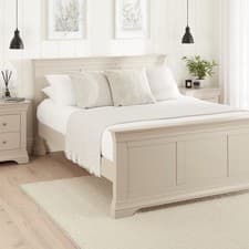 Image of Wilmslow Grey Painted 5ft King Size Bed- SLIGHT SECONDS - WDG05-F474