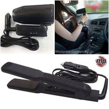 Image of 12v Black Travel, Portable, Festival & Camping In Car Hair Dryer & Straighteners