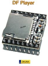 Image of DFplayer Mini MP3 Player DF Player Module Arduino UNO Music Audio Voice Board