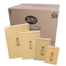 Image of Genuine Gold Jiffy Bag Airkraft Bubble Padded Mail Bag Envelope Size 0, 1, 5 & 7