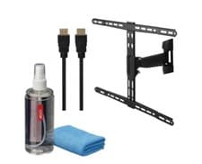 Image of Logik Medium Full Motion TV Mount Starter Kit Wall Bracket - 32"-65" - LFMSKM16