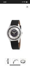 Image of Victorinox Swiss Army 241804 Alliance Men's Watch Black Leather 40mm