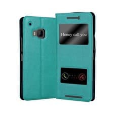 Image of Case for HTC One M9 Phone Cover Protection Window Book Wallet
