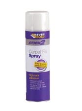 Image of Everbuild Stick2 Carpet Fix Spray Adhesive Foaming Formula 500ml