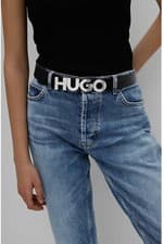 Image of new womens HUGO BOSS LEATHER ZULA BUCKLE BELT all sizes 26"-38"