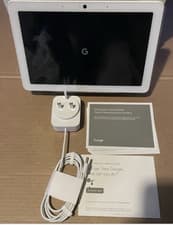 Image of Google Nest Hub Max with Google Assistant - Chalk GA00426-GB / H2A