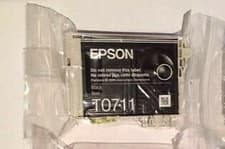 Image of Genuine lot of EPSON T0711 T0712 T0713 T0714 (T0715) Cheetah Ink Cartridges