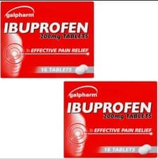 Image of 32 IBUPR0FEN 200MG Tablets for Headache, Migraine, Back Pain Relief Max Order 1