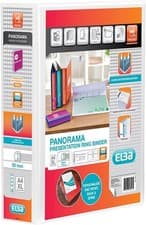 Image of Elba A4 4 D-Ring Binder, 50mm capacity, 70mm spine, Presentation Folder with Cu