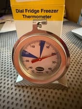 Image of Brannan Premium 50mm Dial Stainless Steel Fridge Freezer Thermometer