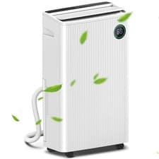 Image of Dehumidifier with Air Purifier UVC Ioniser, 16 L/24h, Quiet 42dB, Portable