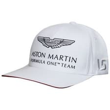 Image of Aston Martin F1 Official Driver Lance Stroll Mens White Cap