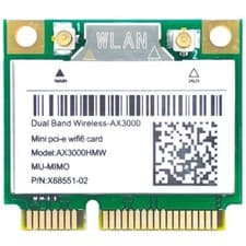 Image of AX200 Mini PCIe Wireless Network Card Laptop Windows 11 WiFi 6 Bluetooth AX3000