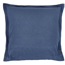 Image of Bedeck of Belfast Unisex Pillow Case Square Pair Indigo Pillowcase