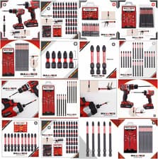 Image of Impact Screwdriver Driver Bits PZ1 PZ2 PZ3 PH2 Heavy Duty 25mm 50mm 90mm 150mm