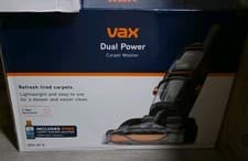 Image of Vax Upright Carpet Cleaner Dual Power W86-DP-B Corded Lightweight Washer 800W