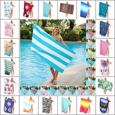 Image of Large Beach Towel Jumbo Bath Sheet Travel Sports Camping Lightweight Bath Towels