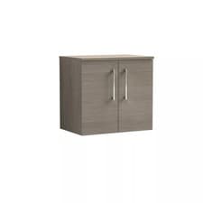 Image of Balterley Level 600mm Wall Hung 2-Door Vanity Unit - Multiple Colours Available