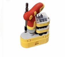 Image of Screwdriver Set of 32 Assorted Sizes Screwdriver Set with Storage Case Tool Kit