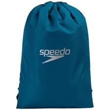 Image of Speedo Pool Bag Teal Black – Lightweight Water Resistant Swimming Backpack15L